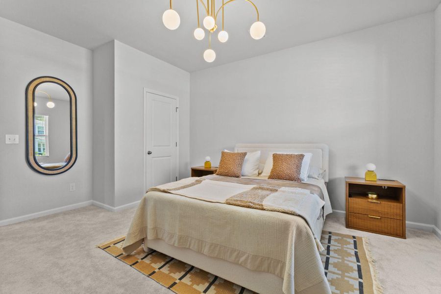 Furnished interior view inside a new home in , Summerville (Image 15). Furnished interior view inside a new home in , Summerville (Image 15).