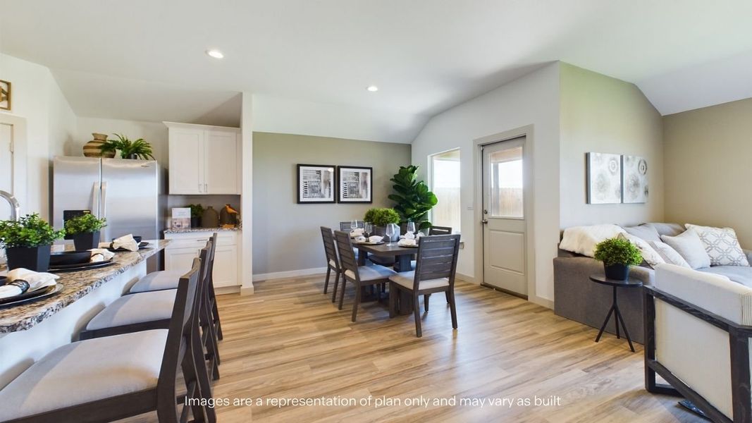 Furnished interior view inside a new home in Allen Farms, Lubbock (Image 12).