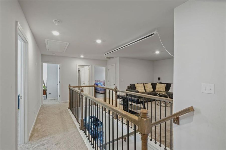 Furnished interior view inside a new home in The Enclave at Dial Farm Phase III, Walnut Grove (Image 7).