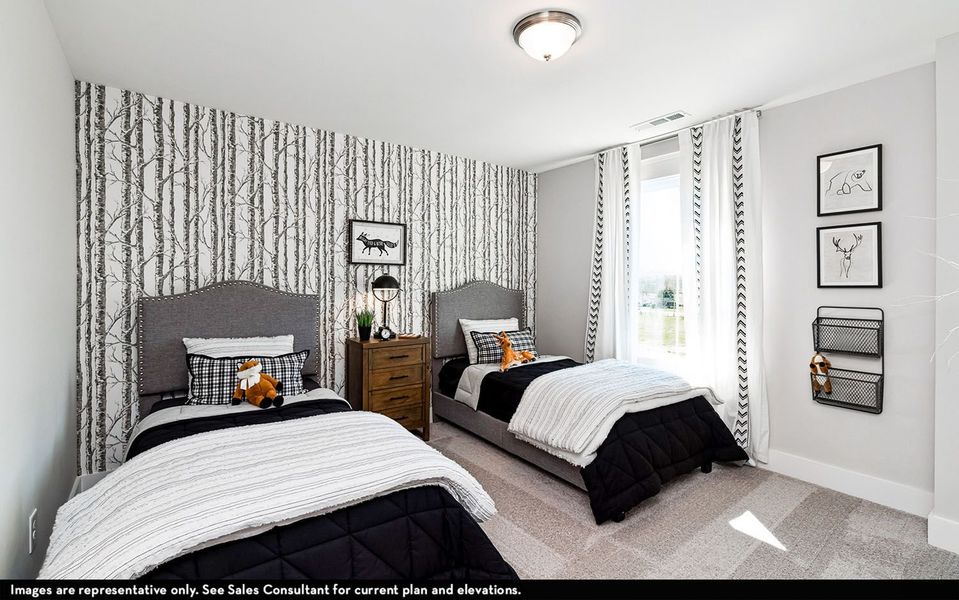 Furnished interior view inside a new home in Aden Woods, Fairview (Image 49). Furnished interior view inside a new home in Aden Woods, Fairview (Image 49).