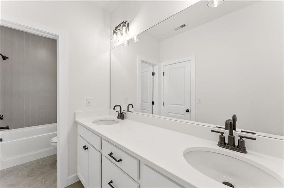 Furnished interior view inside a new home in Linden Grove, Powder Springs (Image 9).