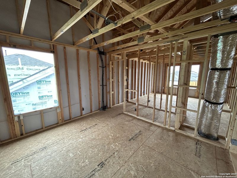 In-progress construction of a new home in Enclave at Hennersby Hollow 50's, San Antonio, TX (Image 10). In-progress construction of a new home in Enclave at Hennersby Hollow 50's, San Antonio, TX (Image 10).