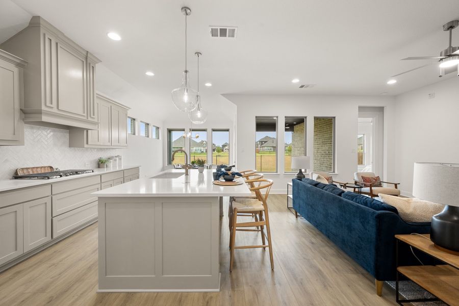 Furnished interior view inside a new home in Panchasarp Farms, Burleson (Image 11).