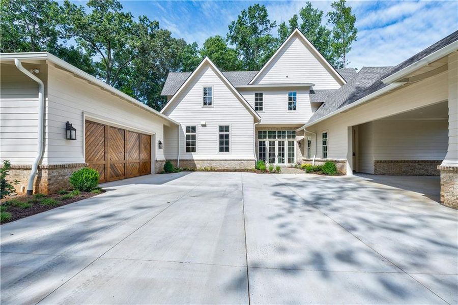 Front exterior of a new home in , Canton, GA, highlighting curb appeal (Image 29).