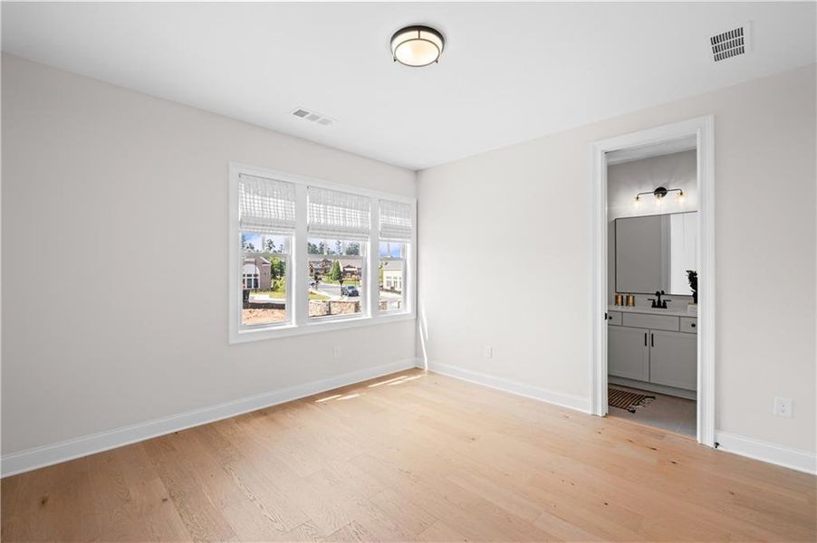 Spacious, unfurnished interior of a new home in Laurel View, Suwanee (Image 25). Spacious, unfurnished interior of a new home in Laurel View, Suwanee (Image 25).