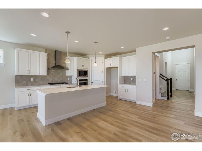 Furnished interior view inside a new home in Barefoot Lakes, Firestone (Image 4). Furnished interior view inside a new home in Barefoot Lakes, Firestone (Image 4).