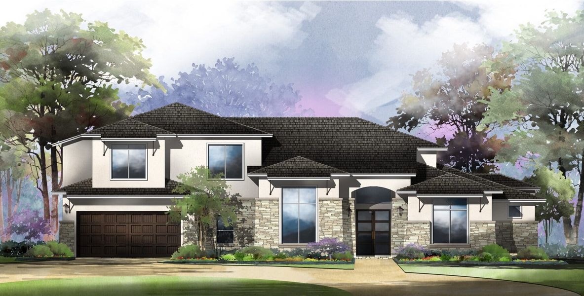 Mitchell Floor Plan Elevation C, Enchanted Bluff, Garden Ridge | Sitterle Homes Mitchell Floor Plan Elevation C, Enchanted Bluff, Garden Ridge | Sitterle Homes