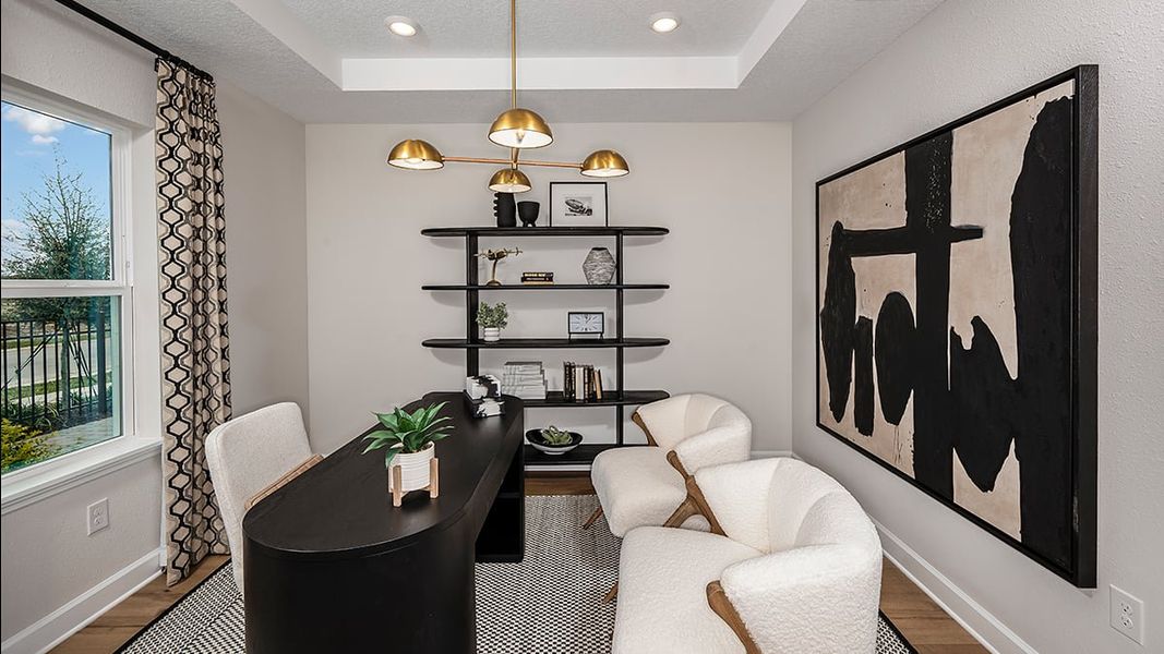 Representative furnished interior of a home built from the Bimini by Taylor Morrison in Ardisia Park, New Smyrna Beach (Image 17).