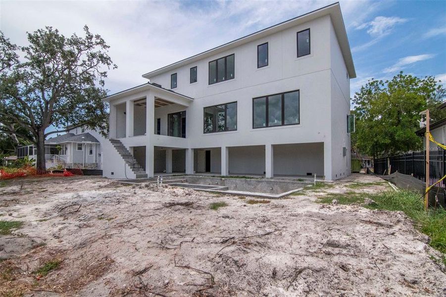 Exterior details and patio area of a home in , Tampa (Image 22). Exterior details and patio area of a home in , Tampa (Image 22).
