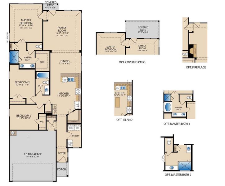 2D floor plan layout for the Statler by Pacesetter Homes in Keeneland, Aubrey, TX (Image 4). 2D floor plan layout for the Statler by Pacesetter Homes in Keeneland, Aubrey, TX (Image 4).