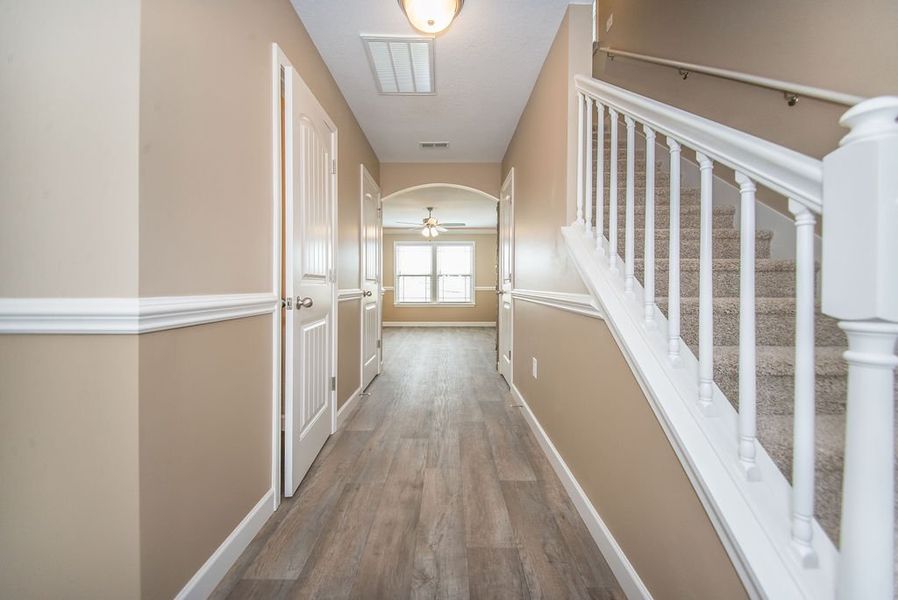 Representative unfurnished interior of a home built from the Reynolds by Enchanted Homes in Arcadia Village, Spartanburg (Image 20).