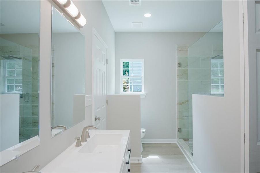 Furnished interior view inside a new home in , Stockbridge (Image 6).
