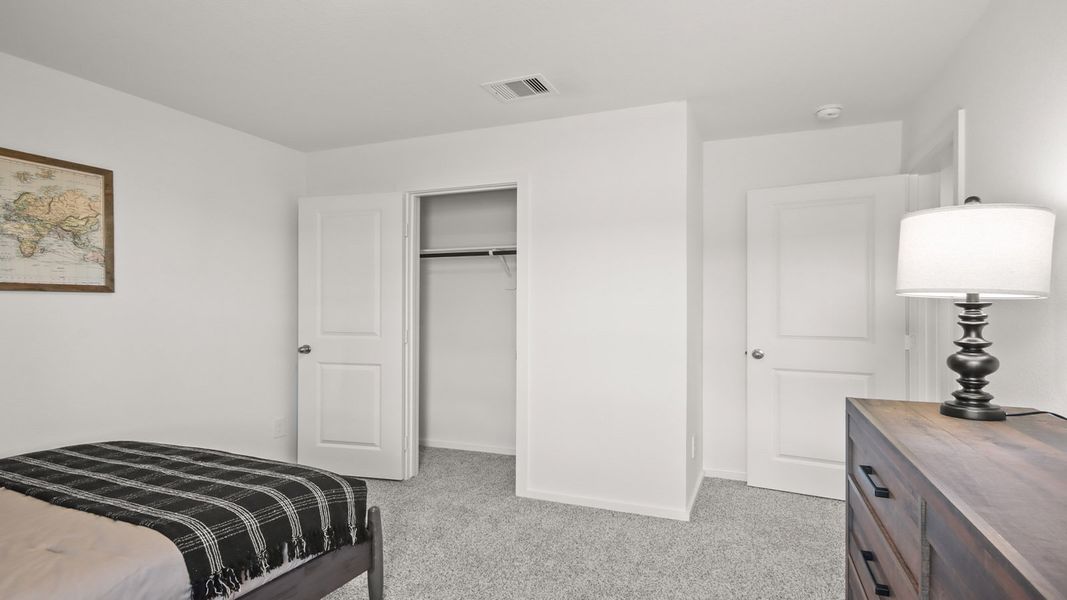 Furnished interior view inside a new home in Westward Pointe, Sealy (Image 19). Furnished interior view inside a new home in Westward Pointe, Sealy (Image 19).