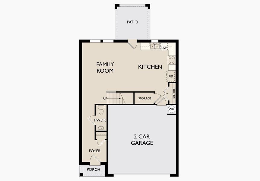 2D floor plan layout for the Endeavor by Starlight Homes in Landings at Mount Olive, Polk City, FL (Image 2). 2D floor plan layout for the Endeavor by Starlight Homes in Landings at Mount Olive, Polk City, FL (Image 2).
