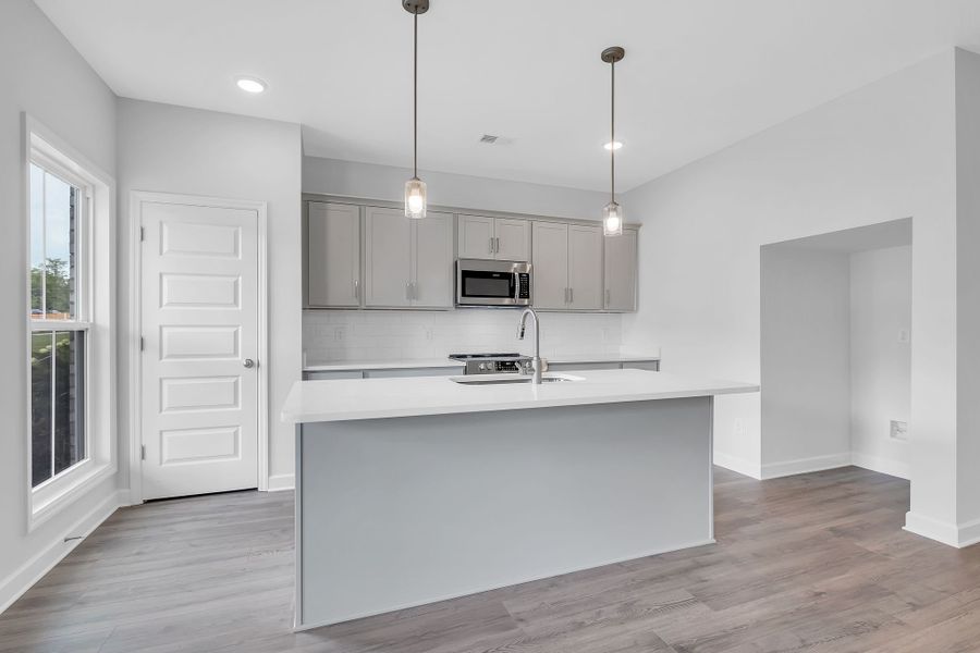 Representative furnished interior of a home built from the Grayson by Parkside Builders in Anderson Park, Hendersonville (Image 18).