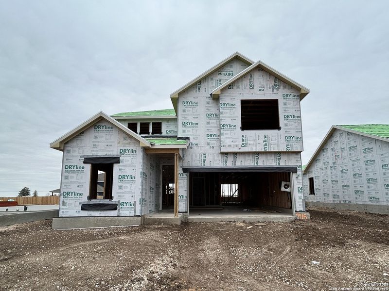 In-progress construction of a new home in Enclave at Hennersby Hollow 50's, San Antonio, TX (Image 28). In-progress construction of a new home in Enclave at Hennersby Hollow 50's, San Antonio, TX (Image 28).