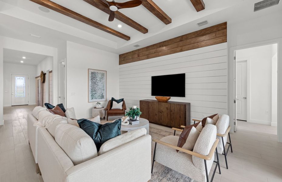 Bright, open gathering rooms in new homes for sale now Bright, open gathering rooms in new homes for sale now