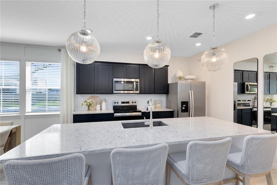 Furnished interior view inside a new home in The Cove at Nona Sound, Orlando (Image 10).