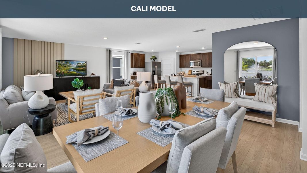 Furnished interior view inside a new home in Copes Landing, Jacksonville (Image 24).