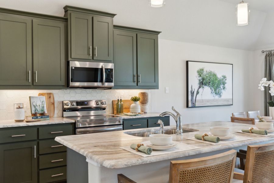 Representative furnished interior of a home built from the Concept 1660 by Landsea Homes in Summer Crest, Fort Worth (Image 7).