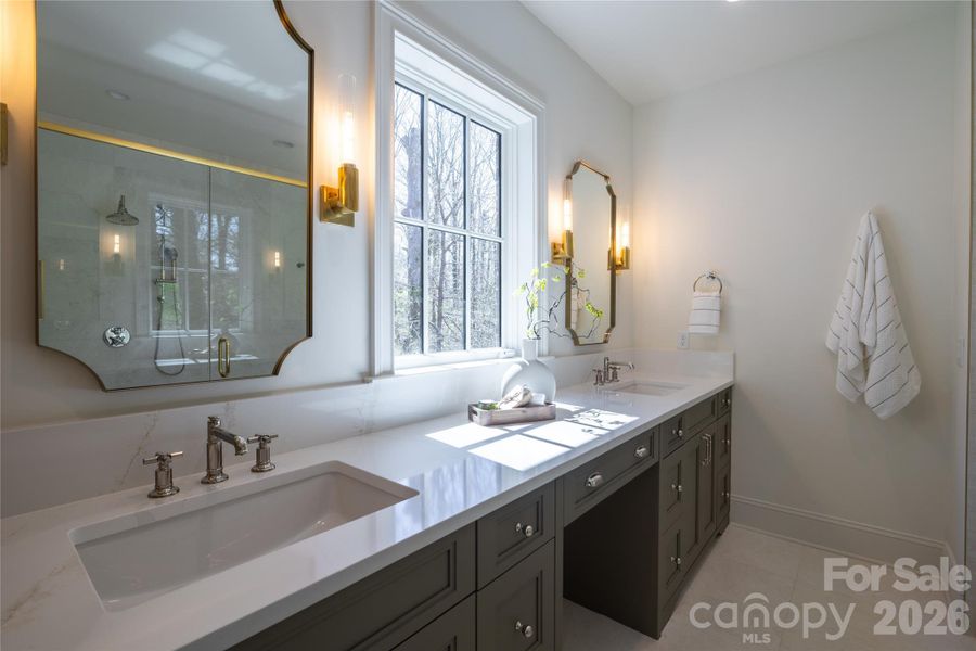 Furnished interior view inside a new home in , Charlotte (Image 25).