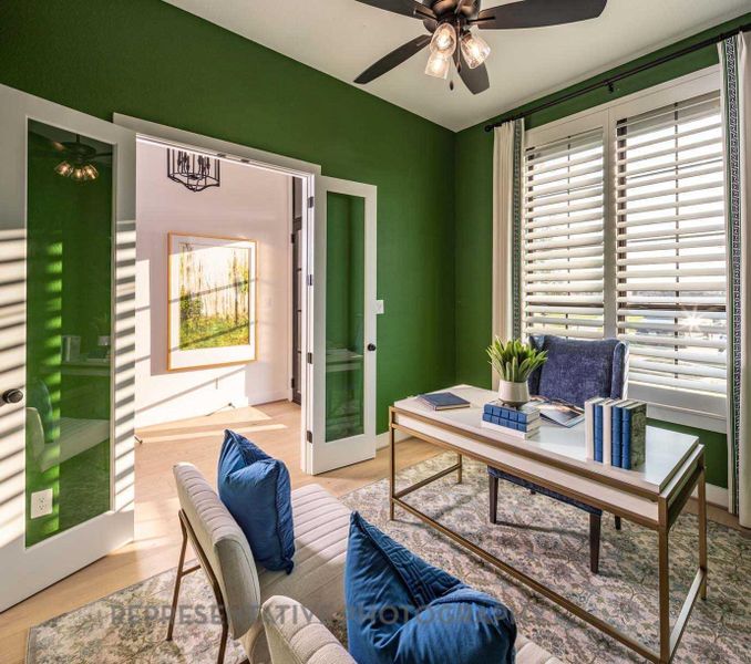 Furnished interior view inside a new home in Cross Creek West, Fulshear (Image 20). Furnished interior view inside a new home in Cross Creek West, Fulshear (Image 20).