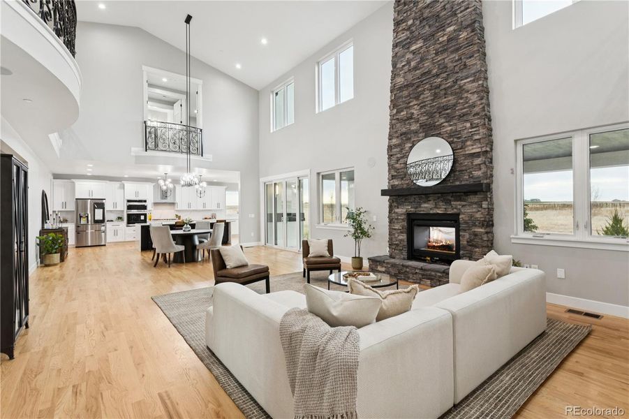 Furnished interior view inside a new home in , Hudson (Image 39).