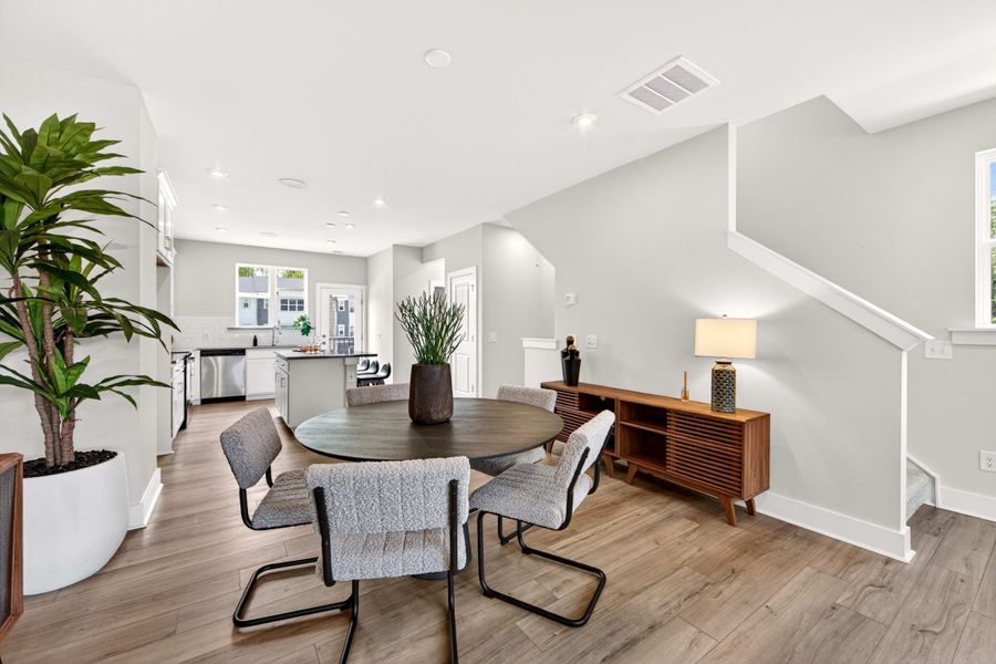 Furnished interior view inside a new home in Context at Oakhurst, Charlotte (Image 8).