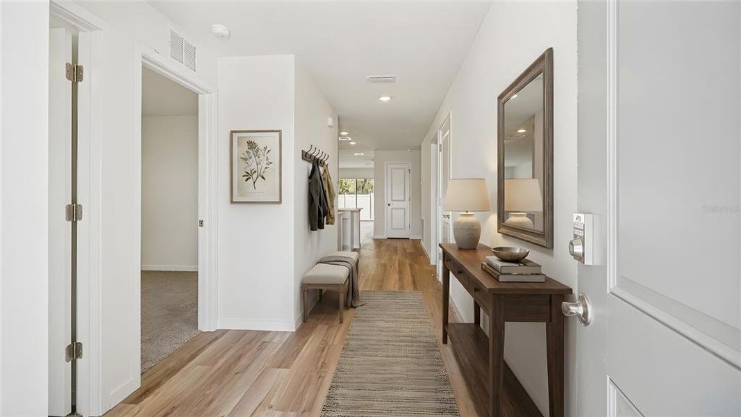 Furnished interior view inside a new home in Sunset Hills, Summerfield (Image 16).