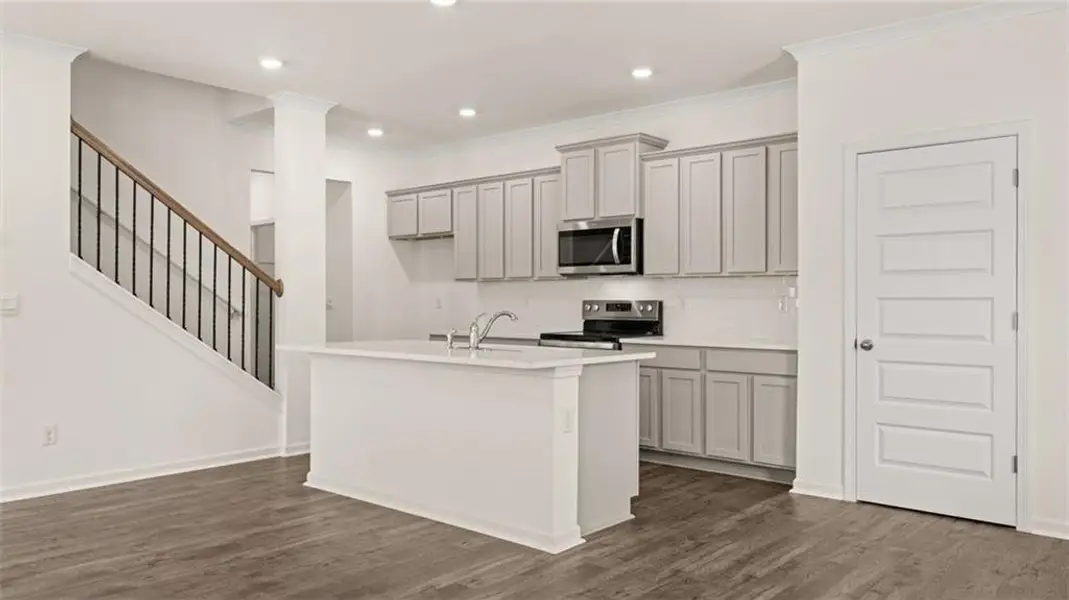 Furnished interior view inside a new home in Independence Villas and Townhomes, Loganville (Image 28). Furnished interior view inside a new home in Independence Villas and Townhomes, Loganville (Image 28).