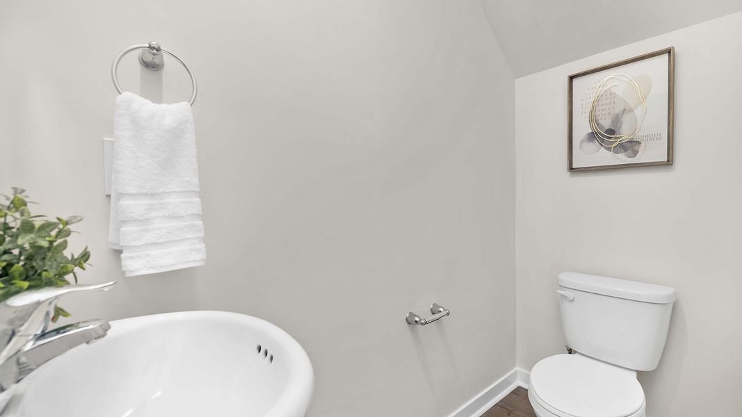 Furnished interior view inside a new home in Clark Creek Landing, Lincolnton (Image 11).