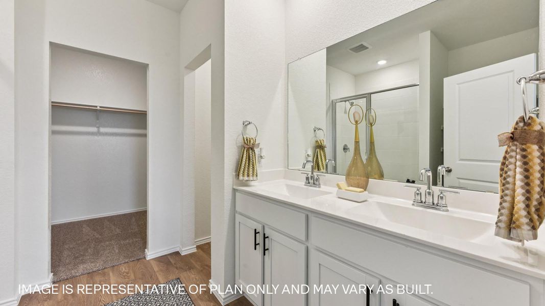 Furnished interior view inside a new home in Palomino, Manor (Image 26). Furnished interior view inside a new home in Palomino, Manor (Image 26).