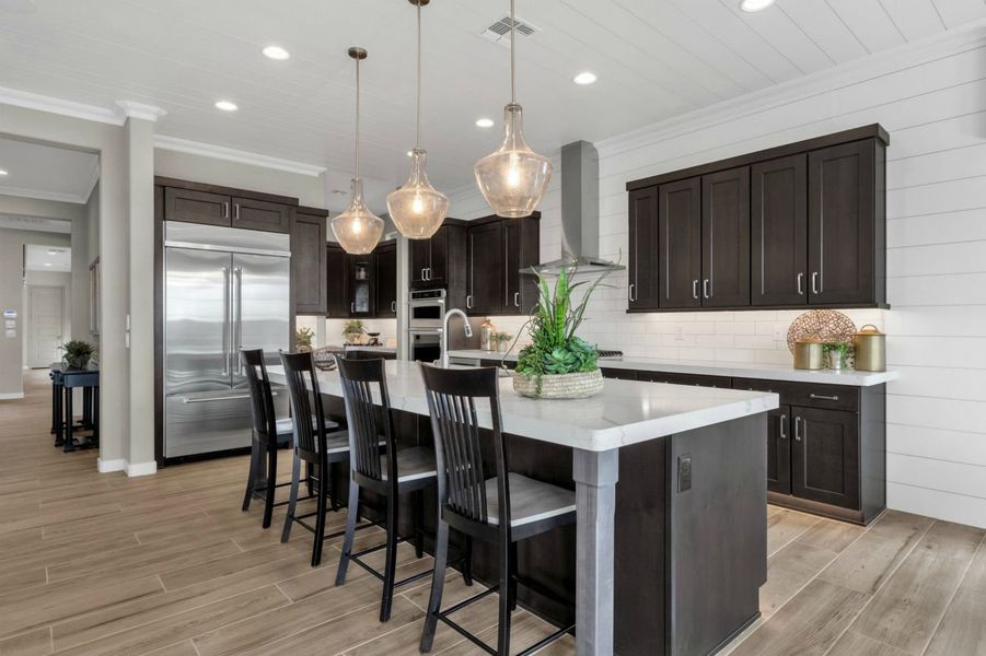 Representative furnished interior of a home built from the Residence Six by Blandford Homes in Earnhardt Ranch, Chandler (Image 32).