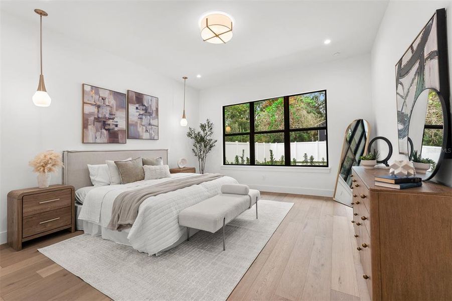 Furnished interior view inside a new home in , Orlando (Image 35).