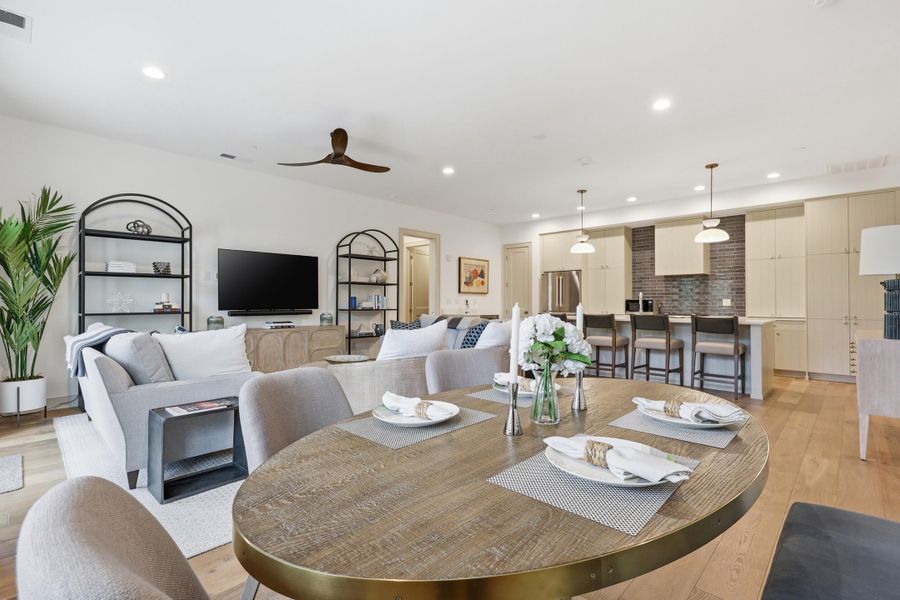 Furnished interior view inside a new home in , Charleston (Image 10).