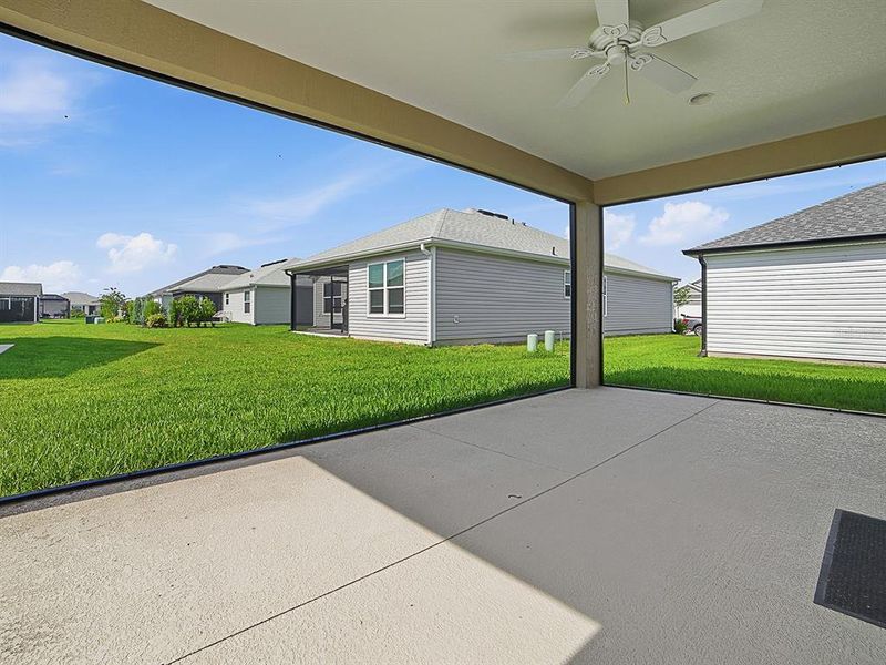 Exterior details and patio area of a home in , The Villages (Image 4). Exterior details and patio area of a home in , The Villages (Image 4).