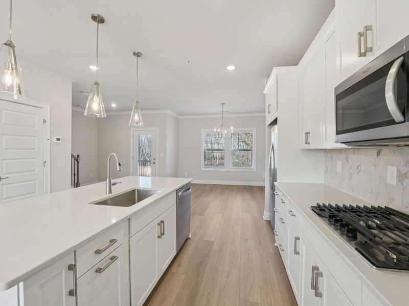 Furnished interior view inside a new home in Hemingway - Highland Series, Cumming (Image 6).