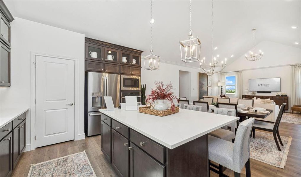 Furnished interior view inside a new home in Creekshaw, Royse City (Image 5).