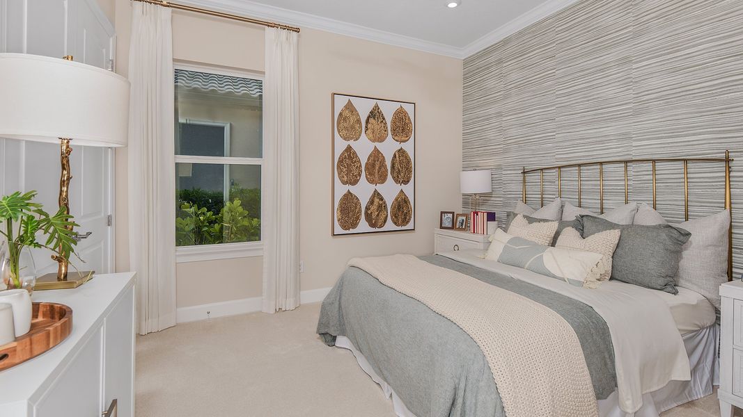 Representative furnished interior of a home built from the Farnese by Taylor Morrison in Esplanade by the Islands, Naples (Image 6).