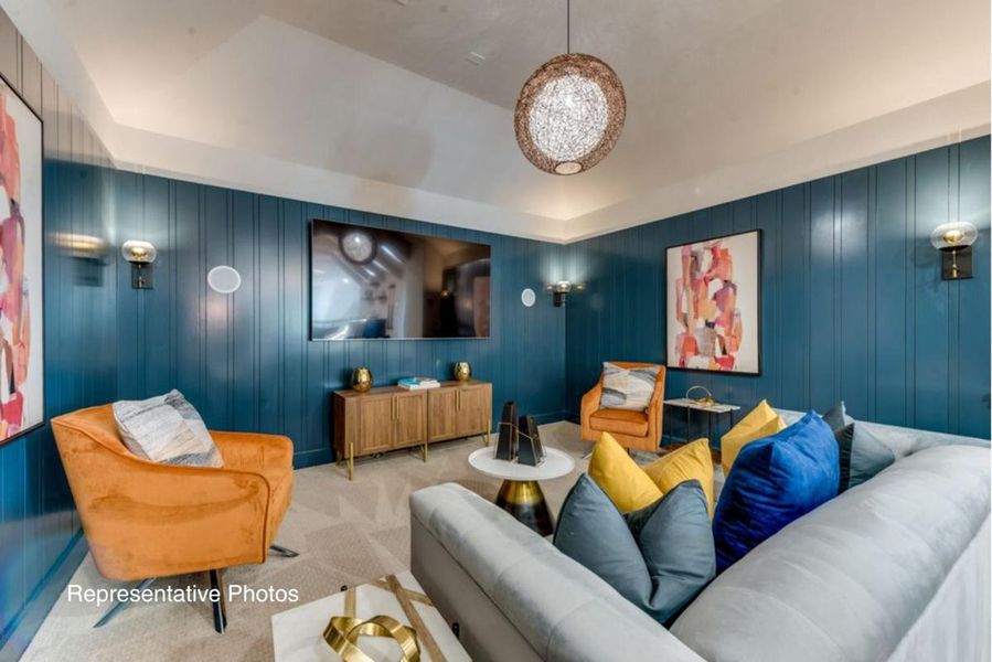 Furnished interior view inside a new home in Edgewater, Fate (Image 15). Furnished interior view inside a new home in Edgewater, Fate (Image 15).