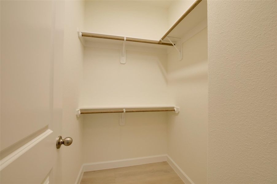 Walk-in closet for the third bedroom. Walk-in closet for the third bedroom.