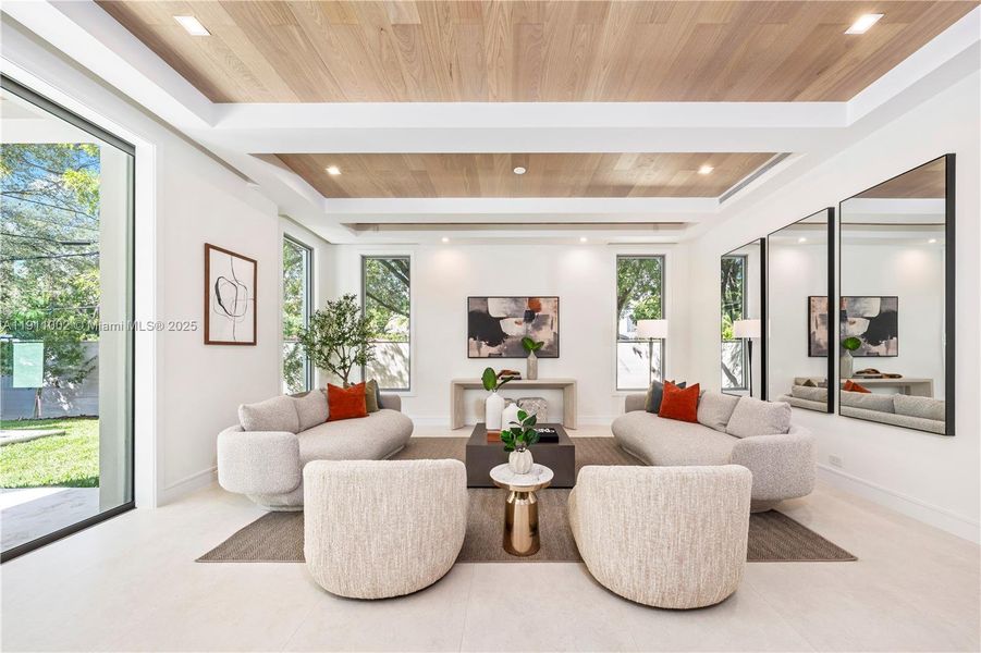 Furnished interior view inside a new home in , Miami (Image 53). Furnished interior view inside a new home in , Miami (Image 53).