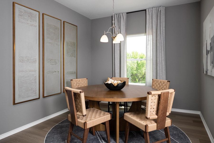 Representative furnished interior of a home built from the Alyssa by Ashton Woods in Hennersby Hollow, San Antonio (Image 17).