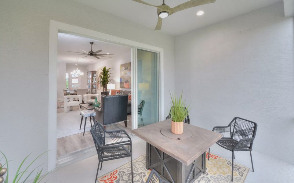Furnished interior view inside a new home in Woodhaven, Port Orange (Image 20).