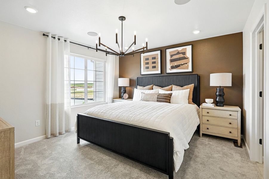 Furnished interior view inside a new home in Parterre, Thornton (Image 3).