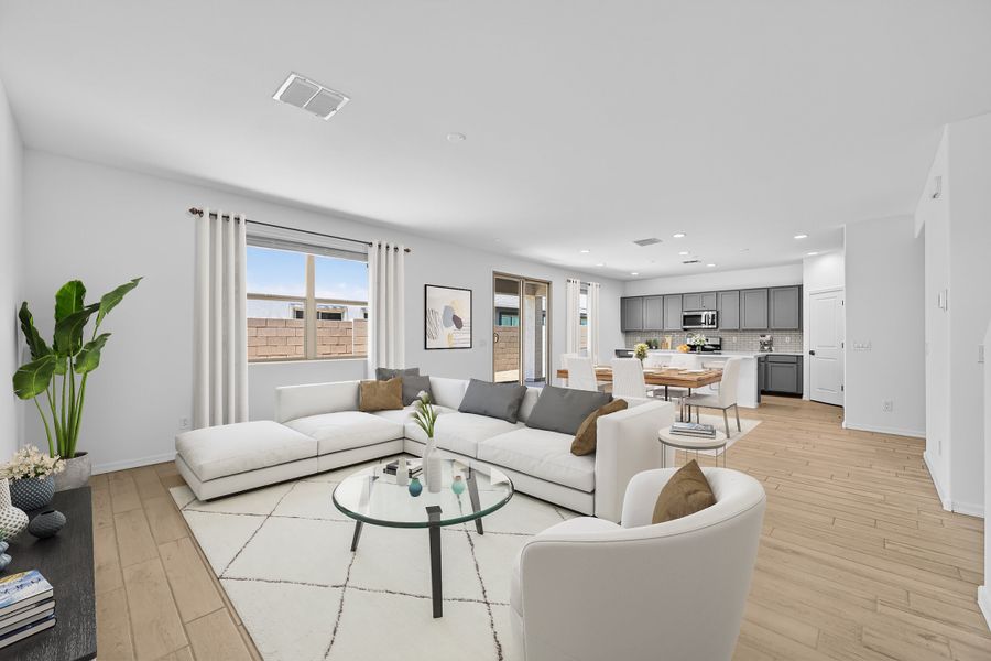 Furnished interior view inside a new home in Artisan at Asante, Surprise (Image 6).
