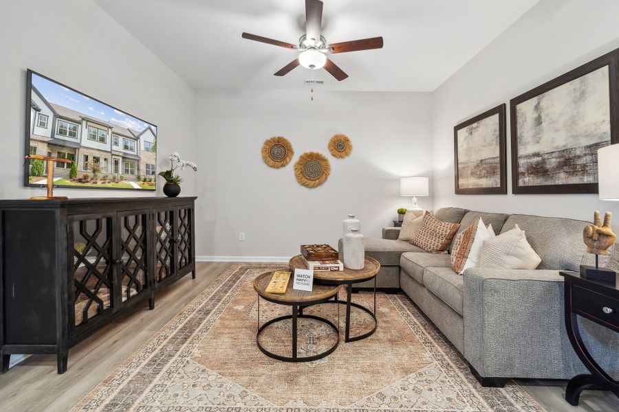 Furnished interior view inside a new home in Ridge at Sugar Creek, Indian Land (Image 10). Furnished interior view inside a new home in Ridge at Sugar Creek, Indian Land (Image 10).
