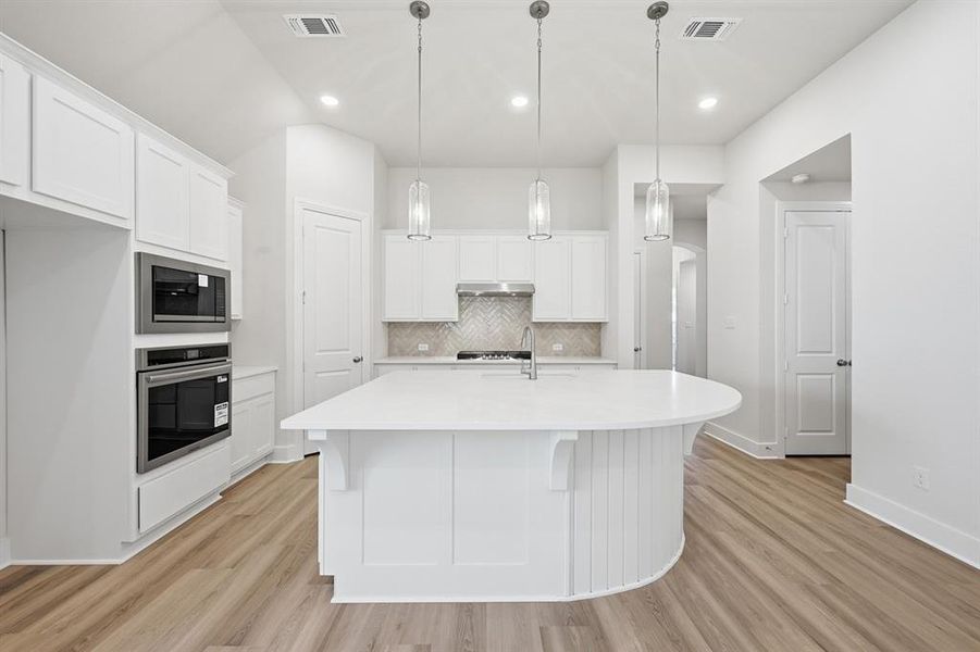 Furnished interior view inside a new home in Gateway Village - The Reserve, Denison (Image 12). Furnished interior view inside a new home in Gateway Village - The Reserve, Denison (Image 12).