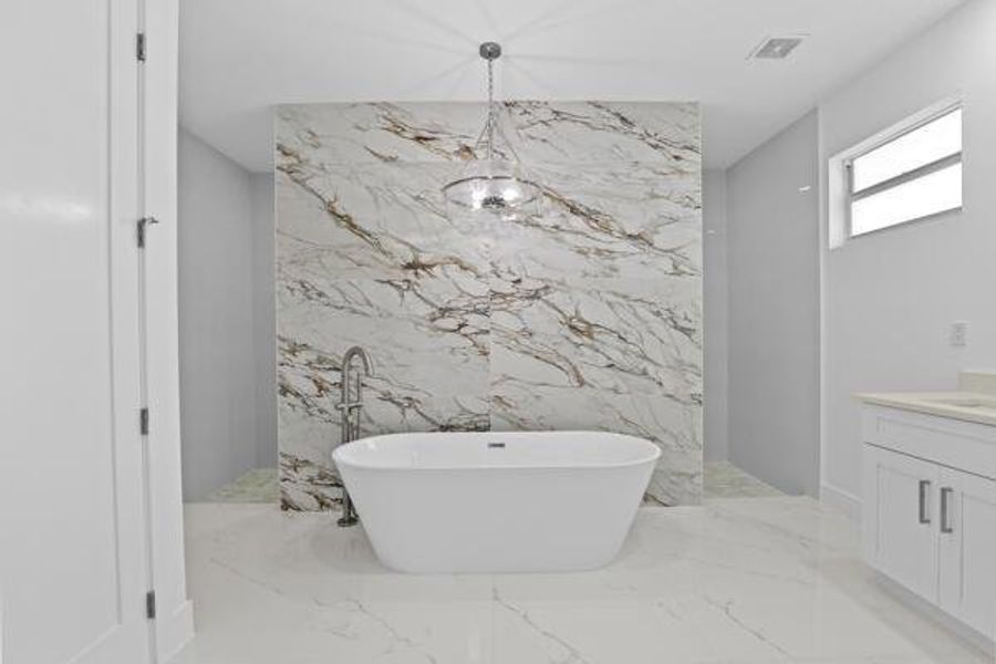 Furnished interior view inside a new home in , Loxahatchee (Image 9).