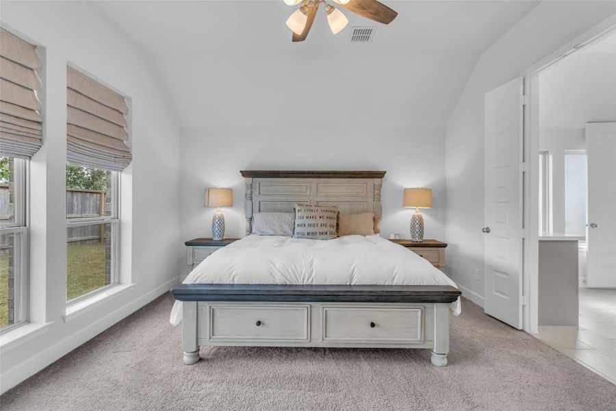 Primary Retreat with natural light